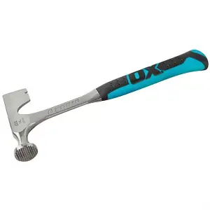 OX Pro 14oz / 400g Dry Wall Hammer - High Quality Forged One-Piece Steel, Non-Slip Grip Precision Balanced Handle