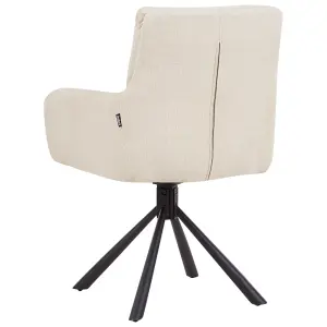 Beliani Modern Set of 2 Chairs SARDOAL Beige