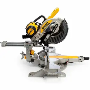 Dewalt DWS727 XPS Double Bevel Slide Mitre Saw 250mm 1675W 240V + DE7023 Legs