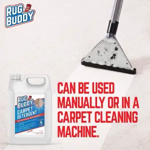 Rug Buddy - Carpet Detergent - Upholstery Shampoo Cleaner Solution Stain Remover - 2.5 Litre