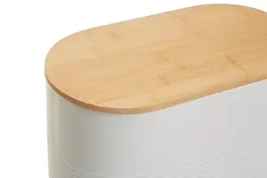 Maison by Premier Alton White Bread Bin