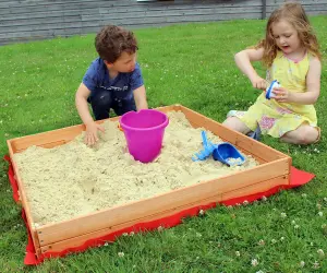 Sand Pit Ball Box Indoor Wooden Child Garden Outdoor Play Sandbox with Cover