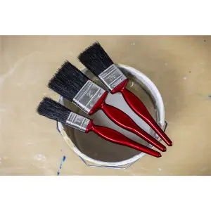 Sealey General Purpose Paint Brush Set Painted Composite Handles 3 Pieces SPBS3