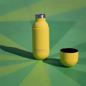 Orb Stainless Steel Insulated Water Bottle Yellow 400ml