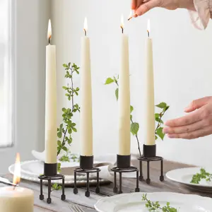 Set of 4 Vintage Style Table Centrepiece Candle Holder