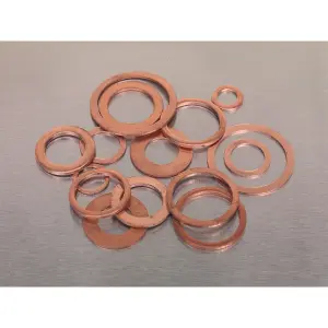 Sealey Diesel Injector Copper Washer Assortment 250 Pieces - Metric AB027CW