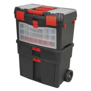 Sealey Mobile Toolbox with Tote Tray & Removable Assortment Box AP850