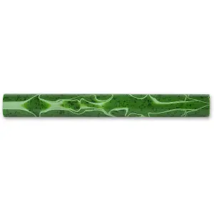 Shockwave Acrylic Pen Blank - Mottled Green