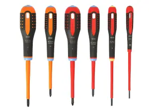 Bahco BE-9884S Mixed Insulated ERGO Screwdriver Set 6 Piece BAH9884S