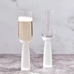 Oslo Champagne Flutes (Set of 2) Clear/Frost