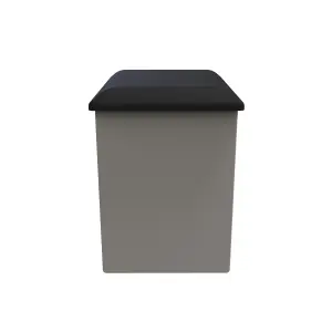 Harrow Stool in Grey Gloss (Ready Assembled)