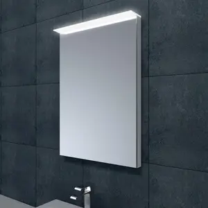 Venture LED Illuminated Bathroom Mirror with Demister & Shaver Socket (H)715mm (W)600mm