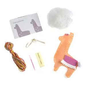 FELT KIT LLAMA - Felt Decoration Kit: Llama - Trimits