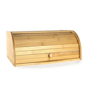 Bamboo Bread Bin,  Kitchen Food Storage Container