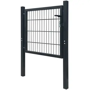 Berkfield Fence Gate Steel Anthracite 105x150 cm