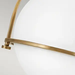 Luminosa Hinkley Somerset Globe Ceiling Light Heritage Brass