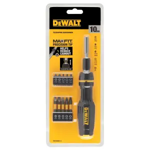 DeWalt 11 Piece Ratcheting screwdriver & bit set