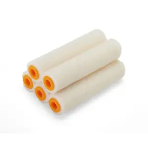 Harris Trade Short Pile Woven polyester Roller sleeve, Pack of 5, (L)101.6mm (D)6.92mm