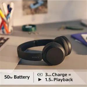 Sony WH-CH520 Bluetooth Wireless On-Ear Headphones With Mic/Remote