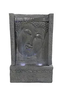 Buddha Wall Oriental Mains Plugin Powered Water Feature