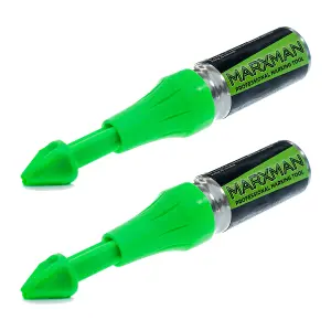 Twin pack Marxman chalk NON-Permanent DIY Marking tool pen