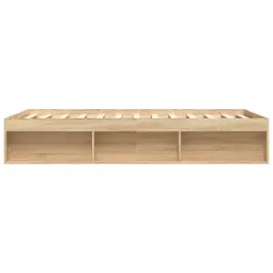 Berkfield Bed Frame Sonoma Oak 140x200 cm