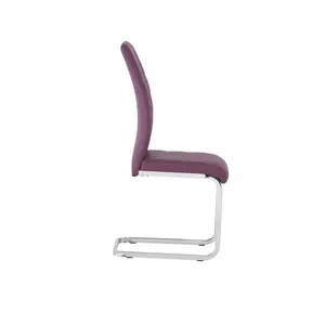 Ilana Upholstered Dining Chair Purple / 1