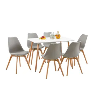 Milana 6 - Person Dining Set Grey