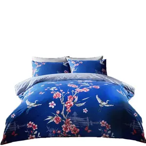 Alura Cotton Blend Floral Duvet Cover with Pillowcases Single Duvet Cover + 1 Standard Pillowcase