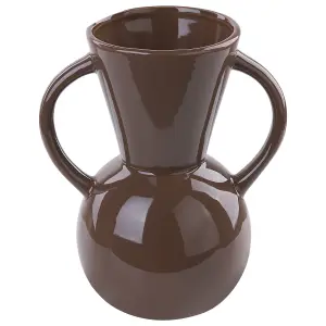 Flower Vase ORESTIADA Ceramic Brown