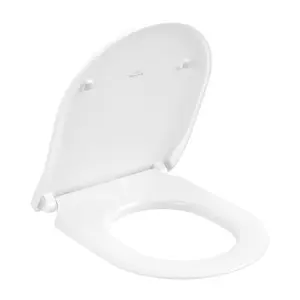 Villeroy & Boch Subway 2.0 Slim Soft Close Replacement Toilet Seat, White Alpin