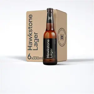 Hawkstone Premium Lager Bottle, 6 X 330Ml