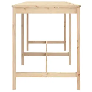 Berkfield Garden Table 203.5x90x110 cm Solid Wood Pine