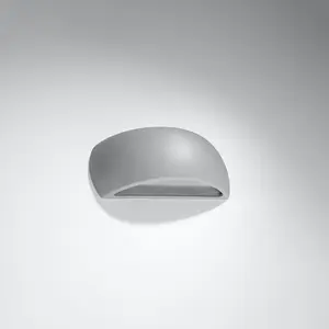 Pontius Ceramic Grey 1 Light Classic Wall Light