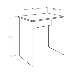 Light Oak Simple Laptop or Notebook Desk