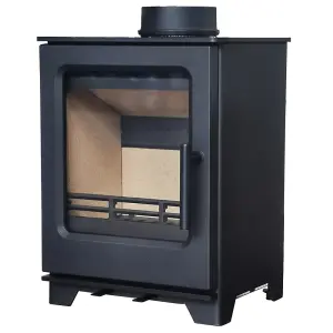 SunDaze Defra Approved 5KW Log Wood Burning Multifuel Stove Woodburner Fireplace Eco Design Ready