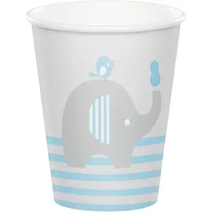 Creative Party Peanut Baby Shower Disposable Cup (Pack of 8) Grey/Blue (One Size)