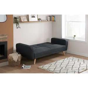 Birlea Farrow Large Sofa Bed In Grey Fabric