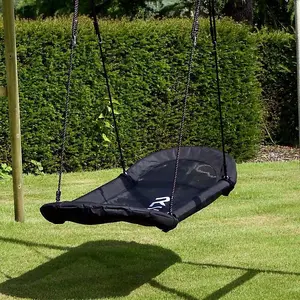 Rebo Fabric Boat-Style Children's Single Swing Seat