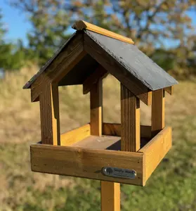 Simply Wood Camden Bird Table Slate Roof with FREE Bird Seed