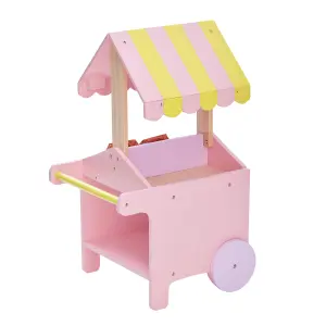 Teamson Kids - Modern Nordic Princess Doll Pastry Cart with Fruit boxes