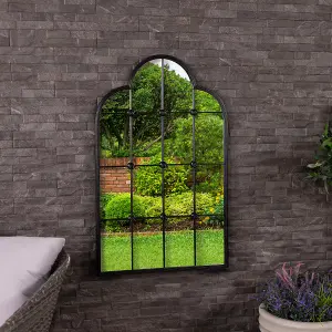 Monaco Garden Mirror Weather Resistant Wall Mount