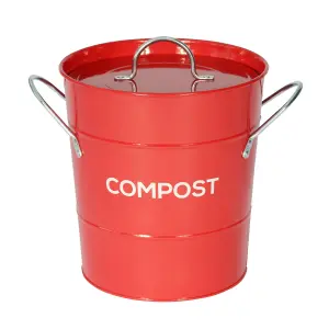 Caddy Company Compost Pail - Red