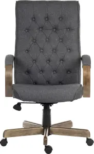 Warwick Executive Chair Grey Fabric