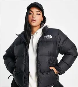 The North Face Plus 1996 Retro Nuptse Down Puffer Jacket In Black - Black (Size: 1X)