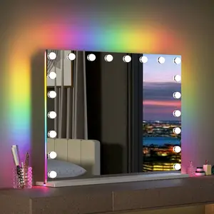 Odel Rectangle LED Aluminium Mirror