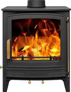 Mazona Warwick 8 Kw Multifuel Woodburning Stove, Freestanding, Eco Design Approved, Defra Approved