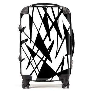 Brush Abstract Pattern Suitcase - Cabin