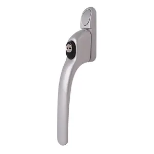 Timber Series Connoisseur MK2 Inline Locking Espag Window Handle - Silver (Non Handed)