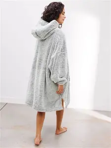 John Lewis Hi-Pile Oversized Lounge Hoodie